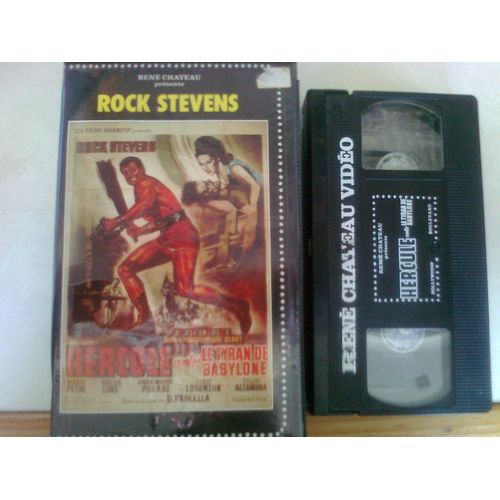 Cassette Vidéo Vhs - Hercule Contre Les Tyrans De Babylone - Rock Stevens