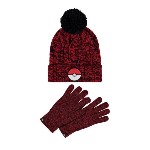 Pokemon - Pokéball - Gift Set Bonnet & Gants