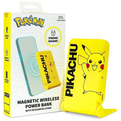 Otl Magnetic Wireless Powerbank Pikachu Batterie Externe 5000 Mah