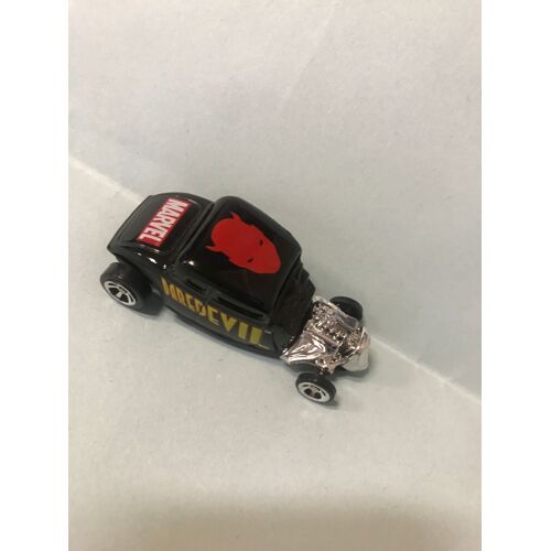 Voiture Miniature Ford Hot Rod 1934 - Daredevil - Maisto - Marvel - 2003 - 6,5x3 Cm