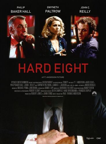 Hard Eight (Double Mise) - Véritable Affiche De Cinéma Pliée- Format 40x60 Cm - De Paul Thomas Anderson Avec Philip Baker Hall, John C. Reilly, Gwyneth Paltrow, Samuel L. Jackson - 1996 Réédition 2018