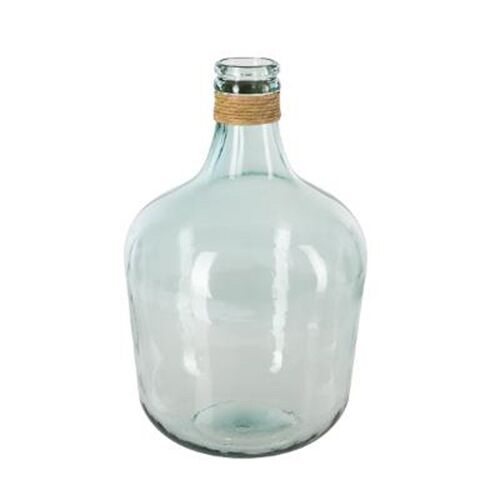 Vase en Verre "Dame Jeanne" 42cm Transparent