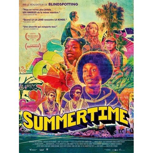 Summertime - Affiche Originale De Cinéma - Format 40x60 Cm - Un Film De Carlos López Estrada Avec Austin Antoine, Marquesha Babers, Bryce Banks, Bene't Benton, Amaya Blankenship - Année 2021