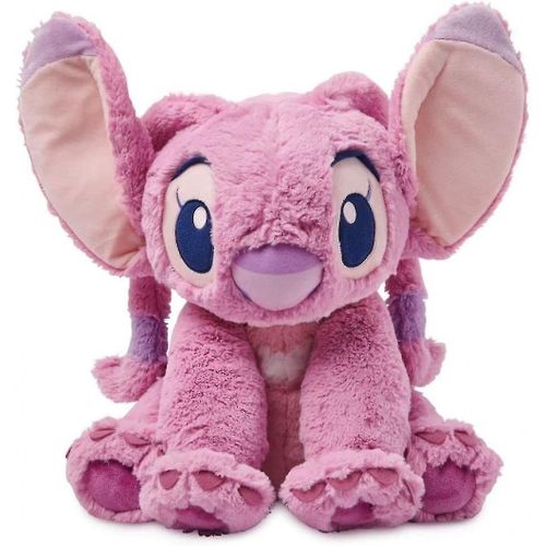 Magasin Officiel Angel Medium Soft Toy, Lilo & Stitch, Personnage En Peluche Moelleux Pour Enfants Avec Oreilles Flexibles Et Caractéristiques Brodées