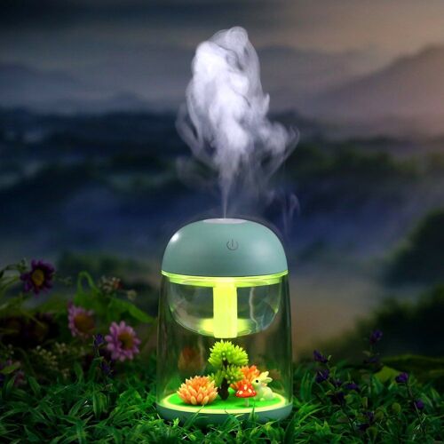 Nouveau Paysage Usb Humidifier Lampe Huile Essentielle Diffuseur Veilleuse Décoration