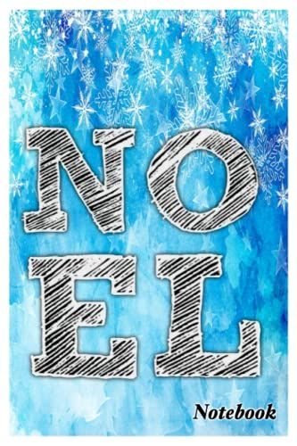 Notebook - Noel: Merry Christmas Funny Notebook With Inspirational Quote_6x9" 114 Paper