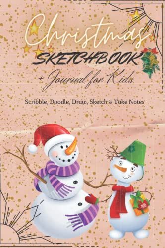 Christmas Sketchbook And Journal For Kids: Merry Christmas Gnomes Notebooks And Journals For Kids. 120+ Pages Of 6"X9" Blank Paper For Drawing, Journaling, Sketching And Doodling.