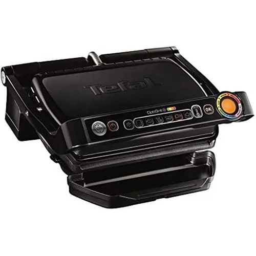 Grill électrique - TEFAL - Optigrill Sna - Acier inoxydable 18/8 - 2000 Watt - Noir