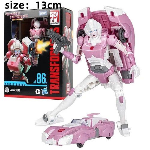 12cm - 86 Arcee - Véritable Séries De Toys De Transformers Hasbro Toys Studio Deluxe Transformers: 12cm Arcee Ironhide Bumblebee Action Figure Kids Gift