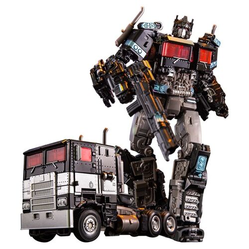 H6001-4b - Taiba Transformation Bmb Yellow 21cm Film Warrior Mode Action Figure Robot Car Model Toy Kids Gift