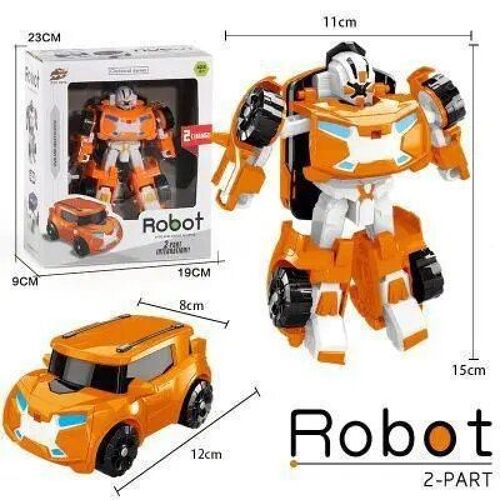 G (Pas De Boîte) - Pas De Boîte 3 En 1 Transformation Robot Action Figure Toy Toys Toys Cartoon Animation Modèle Ensemble Pour Les Cadeaux Boys Birthday