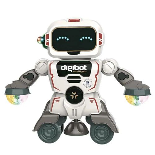 Blanc - Robot Toys For Kids 360 Spinning Music Dancing Robots Avec Des Lumières Colorées
