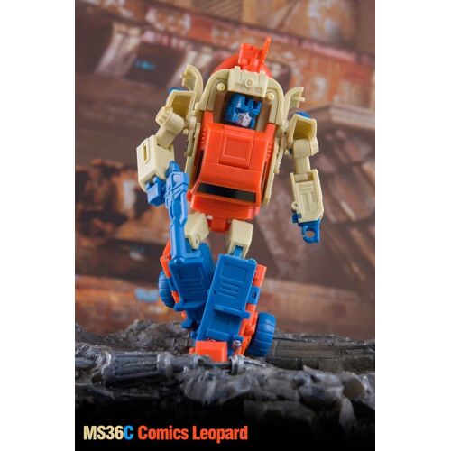 Leopard Ms36c-Comics - Sandstorm Sand Leopard Action Figure Mini Transformation Robots 11cm Toys