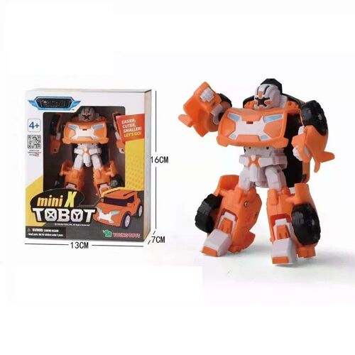 Mini Tobot Brother Transformation Toys Toys Korea Anime Déformé Robot Car Action Figure Modèle Boy Enfant Souvenir Cadeau