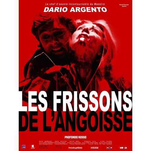 Les Frissons De L'angoisse (Profondo Rosso) - Véritable Affiche De Cinéma Pliée - Format 40x60 Cm - De Dario Argento Avec David Hemmings, Daria Nicolodi, Gabriele Lavia - 1975 Réédition 2018