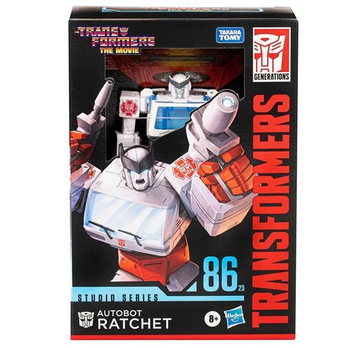 Rochet - Hasbro Transformers Studio Series 86-23 Autobot Ratchet Voyager Classe De 6,5 Pouces Action Figure Modèle Collectible Toys