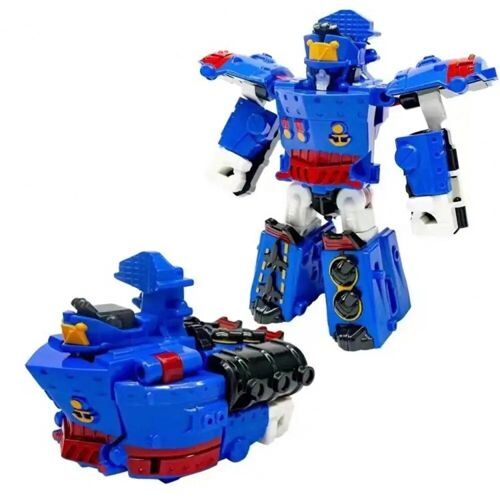 Bleu Foncé - Gamin Robot Jouet Collectionnable Transformant Robot Avion Tracteur Modèle Jouet Garçons Fille Fille Robot Modèle Jouet Transformant La Voiture Cadeau D'anniversaire
