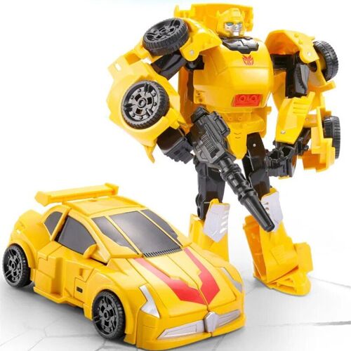 8818a2 - Haizhixing 18cm Transformation Robot Car Toys Formation Action Figures Collection Modèle Pour Boy Gift