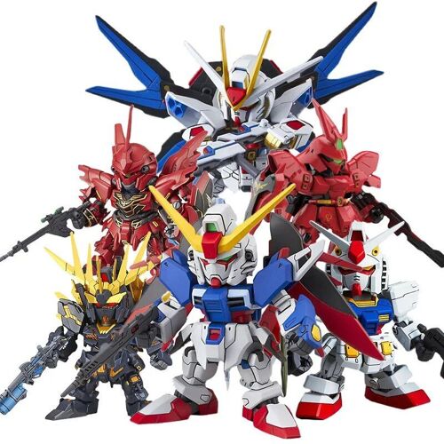 8cm Sdex Anime Mobile Suit Gundam: La Sorcière De Mercury Xvx-016 Gundam Assemblée Assemblée Modèle En Plastique Kit D'action Figures De Jouets