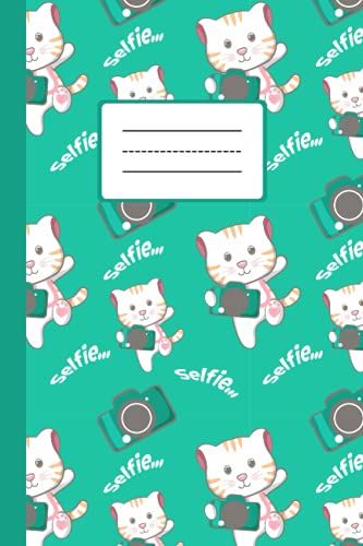 Selfie Kätzchen Notizbuch: Kariertes Notizheft A5 Als Tagebuch Oder Journal Verwendbar - Süße Fotografen Katze - 120 Seiten (German Edition)