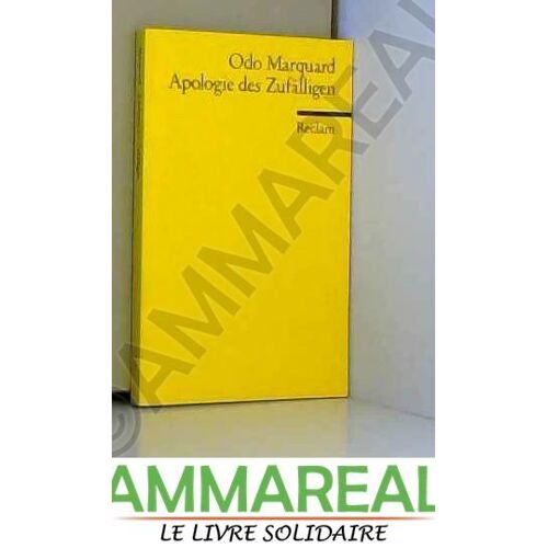 Apologie Des Zufälligen.