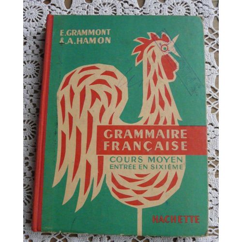 Grammaire Française Cours Moyen Entrée En Sixième Specimen