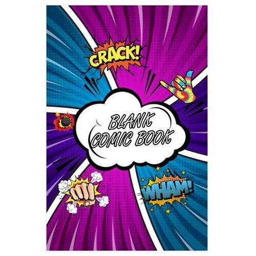 Notebook - Blank Comic Book - Notebook With Blank Comic Templates To An Empty Comic Book To Create Great Stories For Kids And Adults 359: Blank Comic ... Blank Journal With Black Cover Perfect Size