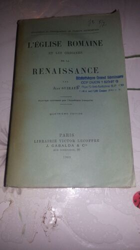 LEglise Romaine Et Les Origines De La Renaissance