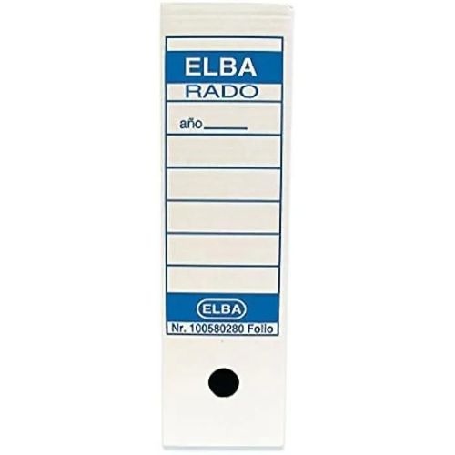 Boîte D'archives - Elba - 100580280 - 50 Unités - Carton Ondulé - Couleur Beige