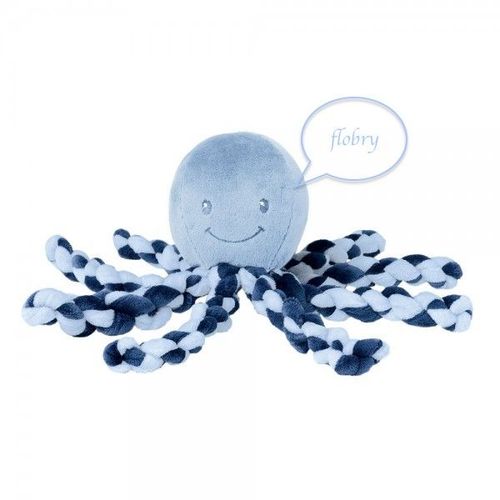 Doudou Lapidou Pieuvre Poulpe Bleue & Marine Peluche Jouet Bebe Octopus