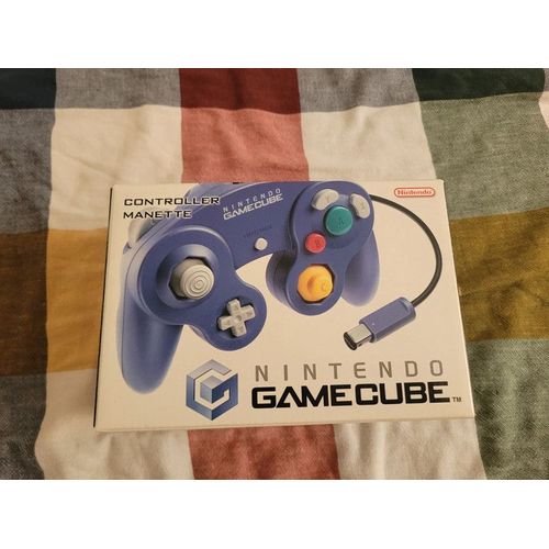 Manette game cube en boite avec notice + sachet