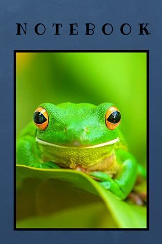 Notebook: Journal Frog Boys Girls Kids Teens Students Writing Notes