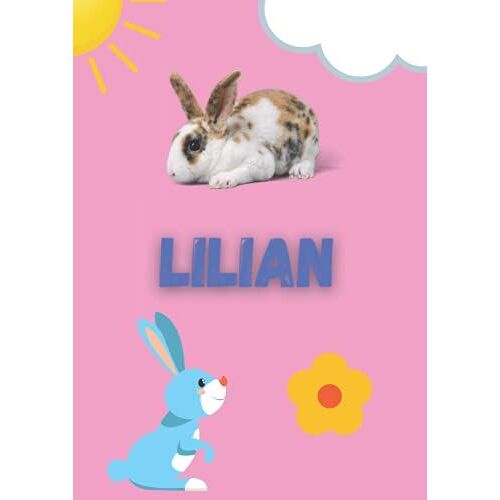Lilian - Carnet À Lignes Grand Format - A4 - 200 Pages (Grands Cahiers Avec Prénoms) (French Edition)