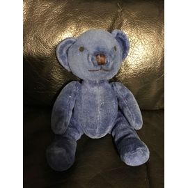 Doudou Peluche Ours Bleu Gipsy 15cm