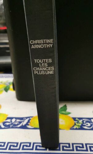 Livre Toutes Les Chances Plus Une Arnothy