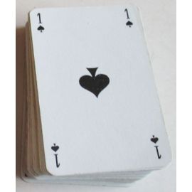 Jeu De 54 Cartes Complet + 2 Jokers Et 1 Barème De Points - Dos Bleu - Cartes De 5.3x8.5cm - En Vrac - France Cartes