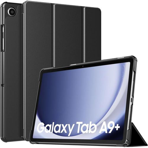 Etui Samsung Galaxy TAB A9 Plus / A9+ 11 pouces 4G / LTE / 5G Smartcover pliable noir avec stand - Housse coque de protection Samsung Galaxy TAB A8 2021 10,5 pouces - Accessoires tablette pochette XEPTIO : Exceptional Smart case !