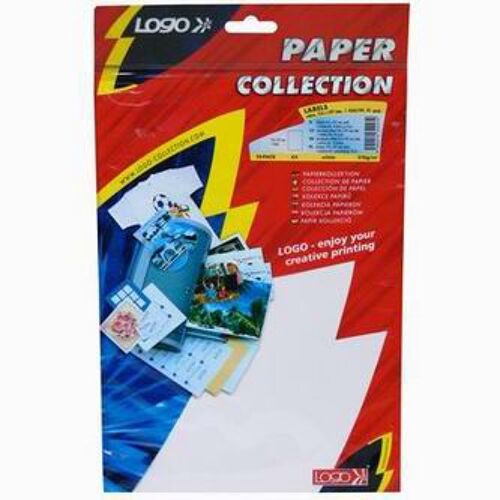 Etiquettes 210 X 297 Mm A4 Blanc Mat 1 Label 140g/M2 Lot De 10 Pièces Jet D'encr