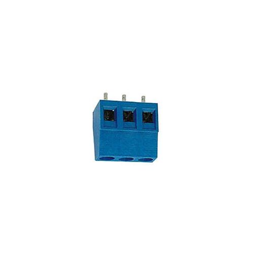 Bornier a vis professionnel, 3 poles, au pas de 5mm