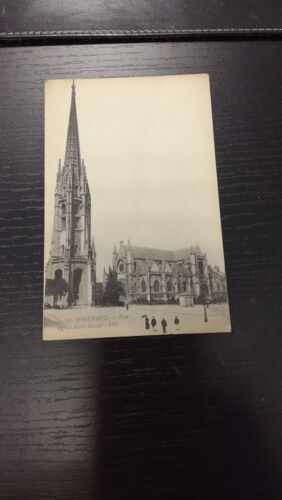 Carte Postale Bordeaux - La Tour Saint-Michel Et L'eglise En L'état Sur Les Photos
