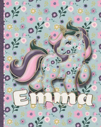 Emma: Feminine Colorful Pretty Papers Journal