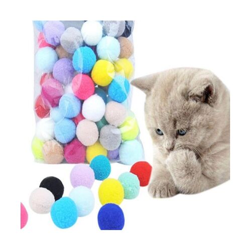 400pcs Jouet Interactif Jouet Chaton Mini Jeu Extensible Jouet Balle