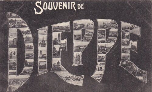 Carte Postale Ancienne /Souvenir De Dieppe,1905