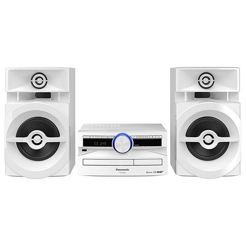 Panasonic SC-UX104EG-W Mini HiFi CD System DAB+ Bluetooth Blanc