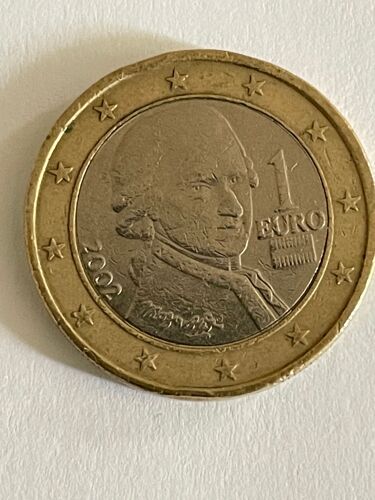 Pièce 1 Euro Mozart 2002