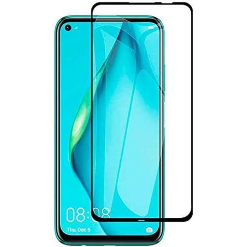 Hqselection® Lot De 2 Verre Trempé Pour Huawei P40 Lite .Film De Protection D'écran Couverture Complète Noir - Anti Rayures - Ultra Résistant Dureté 9h