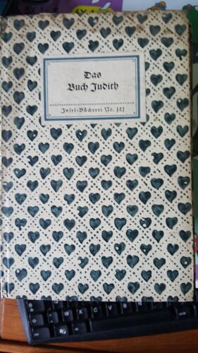 Das Buch Judith Mit Drei Solzschnitten