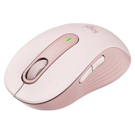 Logitech Signature M650 - Souris - optique - 5 boutons - sans fil - 2.4 GHz, Bluetooth - récepteur USB Logitech Logi Bolt - rose