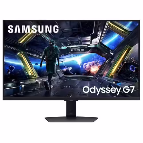 Samsung Odyssey G7 S32DG702EU - G70D Series - écran LED - Intelligent - jeux - 32" - 3840 x 2160 4K UHD (2160p) @ 144 Hz - Fast IPS - 350 cd/m² - 1000:1 - DisplayHDR 400 - 1 ms - 2xHDMI...