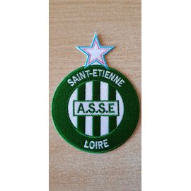 Écusson Brodé As Saint Etienne 8x11,5cm Thermocollant